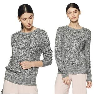 Gap Marled Chunky Cable Knit Sweater EUC